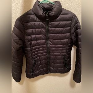 Black puffer jacket